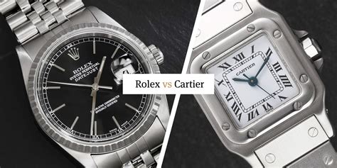 cartier vs rolex price|cartier santos vs rolex datejust.